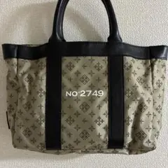 ラシット　トートバッグ　ハンドバッグ　バイカラー