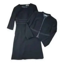 セオリア 礼服 ブラックフォーマル 9号 アンサンブル　冠婚葬祭