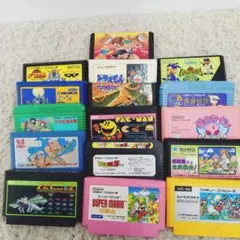 ファミコンソフト スーパーマリオブラザーズ他15本　まとめ売り