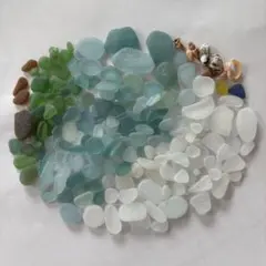 海の贈り物・:*+.シーグラス123g
