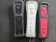 wiiリモコン　ブラック　ホワイト　ピンク