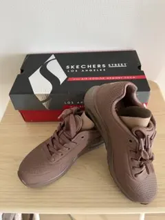 SKECHERS ウノ-スタンドオンエア 23cm ブラウン　新品未使用品