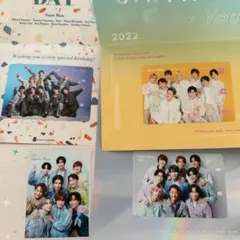 Snow Man バースデーカードセット 2022-2025