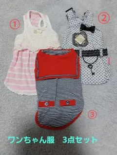 ワンちゃん服　夏服　 3点セット