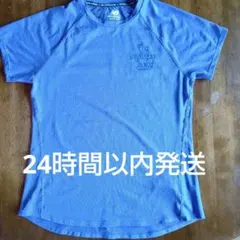 New Balance ランニング用トップス 青　レディース　日本サイズМ　美品