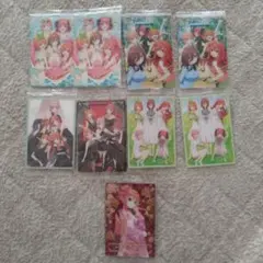 五等分の花嫁　ウエハースカード　9枚セット