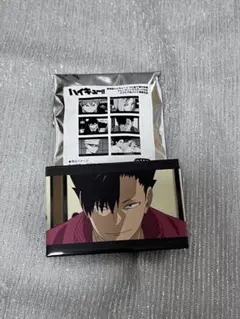 劇場版ハイキュー　ゴミ捨て場の決戦 スクエア缶バッジ 黒尾鉄朗