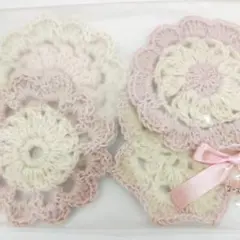 ハンドメイドコースター　4枚セット