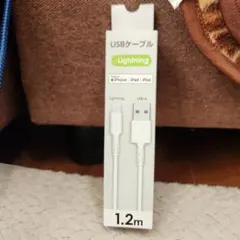 Lightning USBケーブル1.2m iPhone/iPad/iPod対応