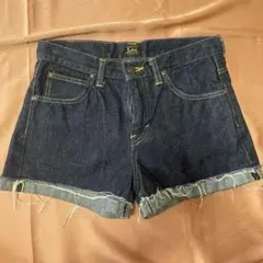 Lee ダークブルー デニム ショートパンツ　エドウィン
