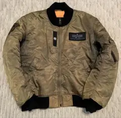 ALPHA INDUSTRIES MA-1ジャケット カーキ サイズMのサムネイル