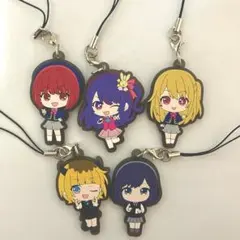 推しの子ラバーストラップ　星野アイ　星野ルビー　有馬かな　MEMちょ　黒川あかね