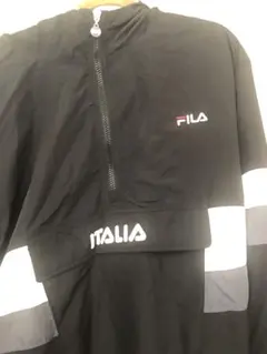 翠*様 FILA ブラック ナイロンジャケット 4L