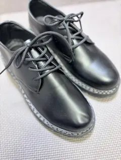 【翌日発送】ブラック ワークブーツ 合成皮革