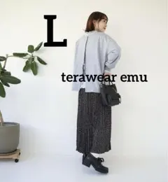 【新品】しまむら terawear emu てらさん 小花柄スカート Lサイズ