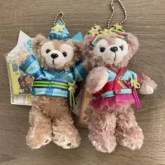 レア！新品！タグ付！ダッフィー.シェリーメイ.七夕.2017.ぬいぐるみバッジ