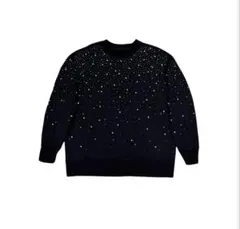 VYBES Rhinestone Galaxy Zip Up ブラック - メルカリ