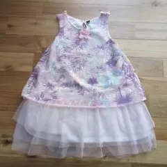 花柄ノースリーブワンピース 130cm