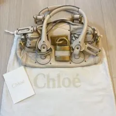 クロエ パディントン ミニ ベージュ アイボリー スモール Chloe - メルカリ