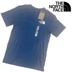 US限定 ノースフェイス M ハーフドーム 両面ロゴ 半袖Tシャツ ブルー
