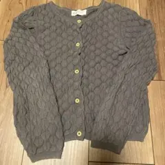 H&M キッズ　グレー カーディガン 120cm