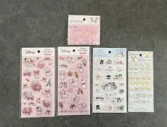 ディズニー　サンリオ　ポケモン　シール　5枚　セット　新品　未開封　ステッカー