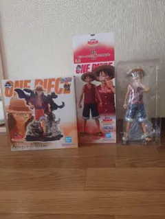 ワンピース一番クジ　 ルフィ フィギュア A賞 B賞 鼻ホジセット