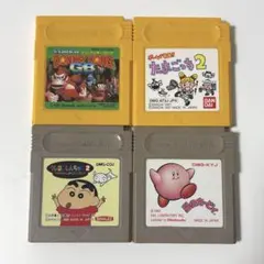 ゲームボーイ ソフト ４本セット