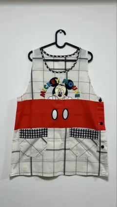 ディズニーミッキーエプロン/保育士/幼稚園教諭/介護士（値下げ不可）M-L
