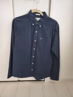 Abercrombie & Fitch 長袖シャツ ネイビー Sのサムネイル