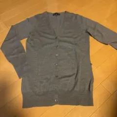 GAP グレーのメリノウールカーディガン M