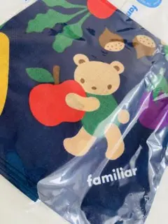 新品 familiar バンダナ 完売品　ファミリア　野菜　スカーフ　日本製のサムネイル