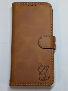 【美品】手帳型スマホケース カードポケット付き