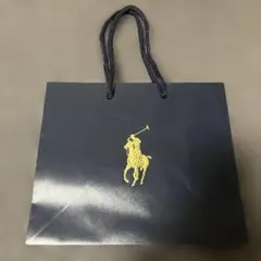 新品未使用　POLO ポロラルフローレン　ショップ袋 ネイビー　サイズ小