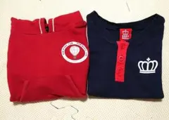 【2点セット】ベビードール　100cm　半袖、ノースリーブ