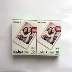 【即日発送】FUJIFILM instax miniフィルム 10枚入り×2箱