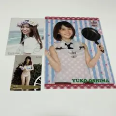AKB48 大島優子 トレカ 写真 クリアファイル