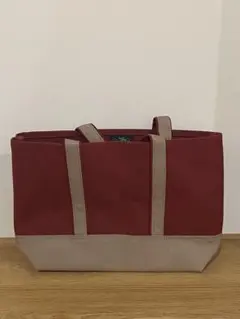 ミツバチトートabeille 赤とベージュ