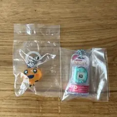 たまごっちめじるしアクセサリー3 めめっち　ケーたま めろんソーダ ござるっち