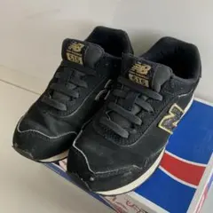 new balance　ニューバランス　スニーカー　18cm　ブラック