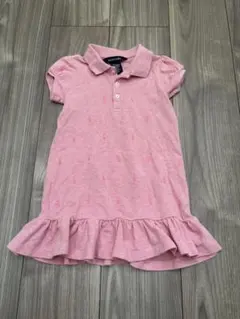 美品　ポロラルフローレン　ベビー　ワンピース　85サイズ　ピンクのサムネイル