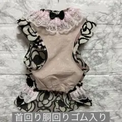 犬服ハンドメイド☆ 【接触冷感/ハートのヒョウ柄 ワンピース】 - メルカリ