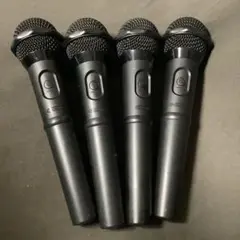 3★任天堂　WiiU/Switch　ワイヤレスマイク4本セット　レシーバーなし