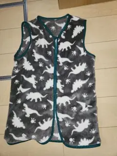 恐竜柄スリーパーベスト 50×70cm(100~130cm)