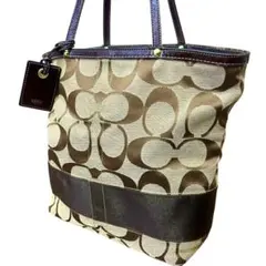 ★COACH コーチ 10125 シグネチャー トートバッグ レディース