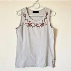 drug store's 花柄刺繍 タンクトップ [メ]のサムネイル