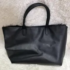 【美品】TAKEO KIKUCHIメンズビジネストートバッグ 黒 大容量