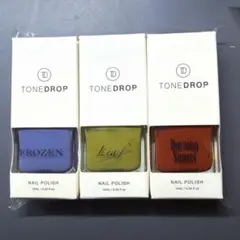 TONEDROP ネイルポリッシュ 3色セットのサムネイル