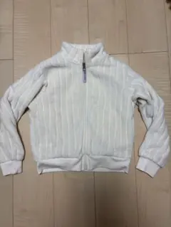 130cm ホワイト フリースジャケット