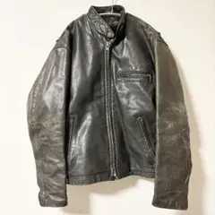 ショット　レザージャケット　ライダース　シングル　ライナー付　38サイズ　USA